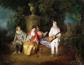 Das Viererteam, ca. 1713
